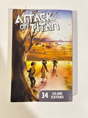 Attack on Titan Vol. 34 Manga by Hajime Isayama